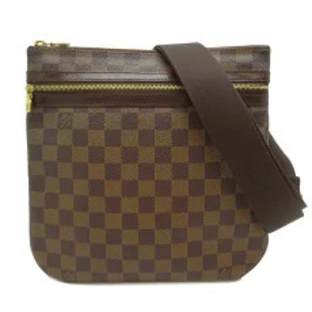 Louis Vuitton Pochette Bosphore Shoulder Bag Damier Brown